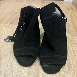 Winter Peep-Toe Booties